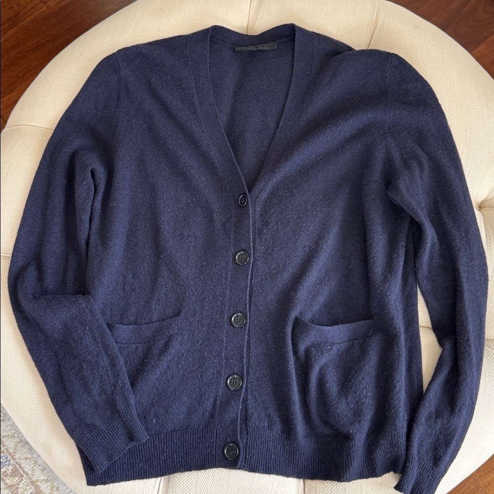 Jenni Kayne Blue Cardigan Size M
